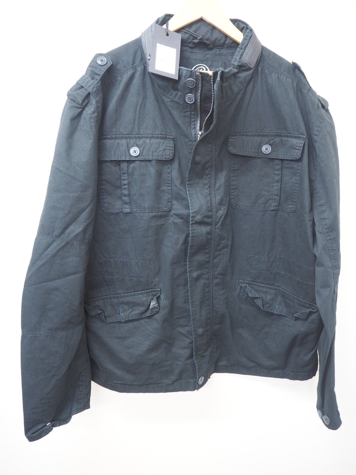 Brandit Men's Britannia Jacket- Black - Size 4XL - Reboot Hub