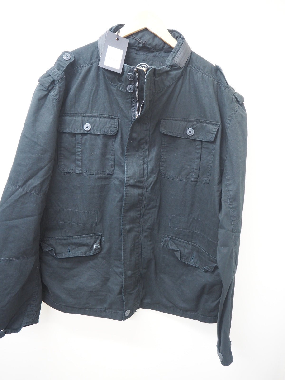 Brandit Men's Britannia Jacket- Black - Size 4XL - Reboot Hub