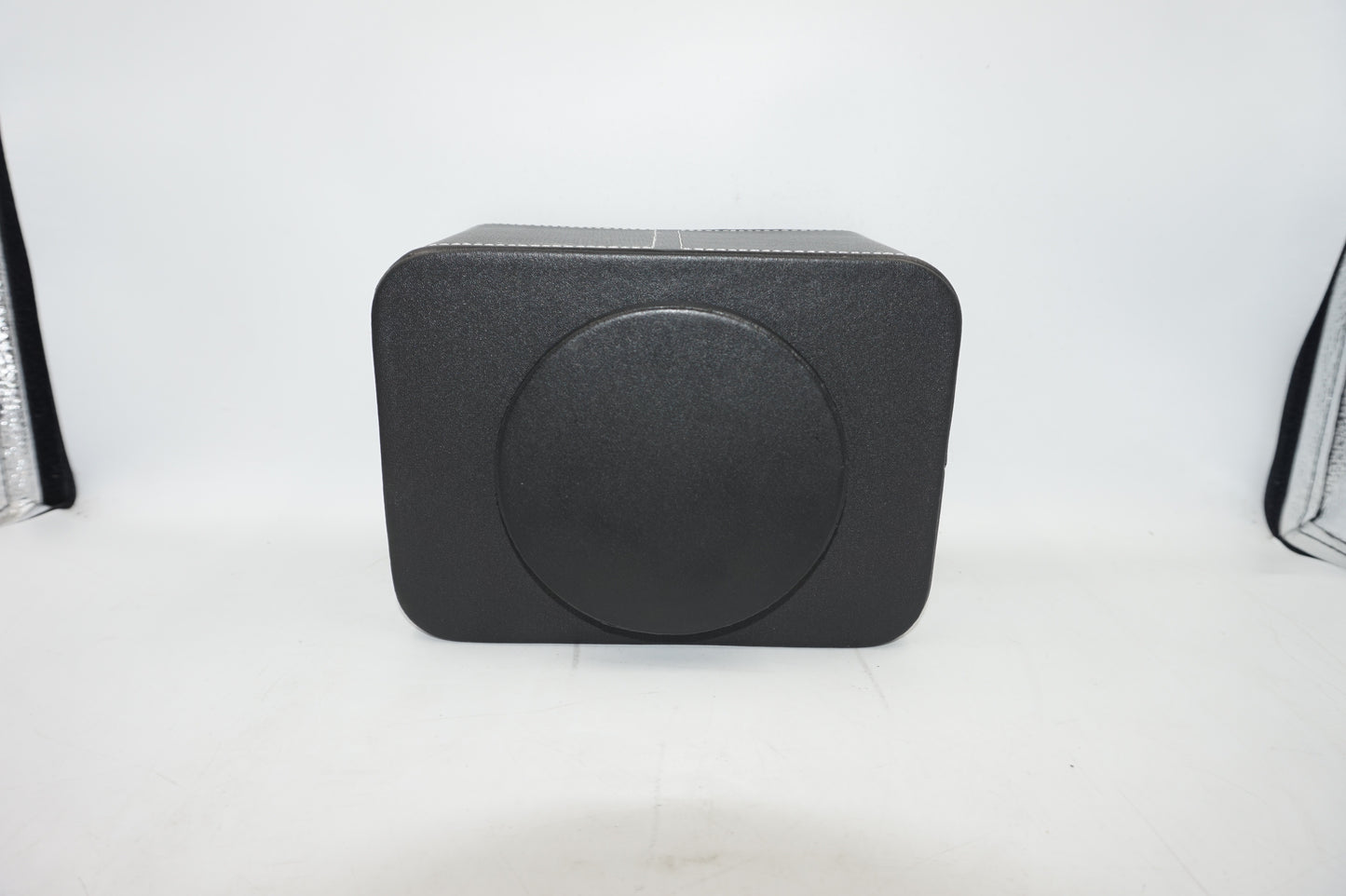 Rotating 5 pocket faux leather stationary organiser