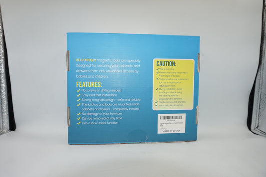 Hello pony 32 locks and 6 keys magnetic safety lock with 3M adhesive
