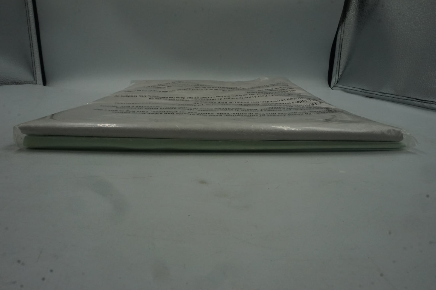 Home direct PVC tablecloth 140X200CM white floral patten