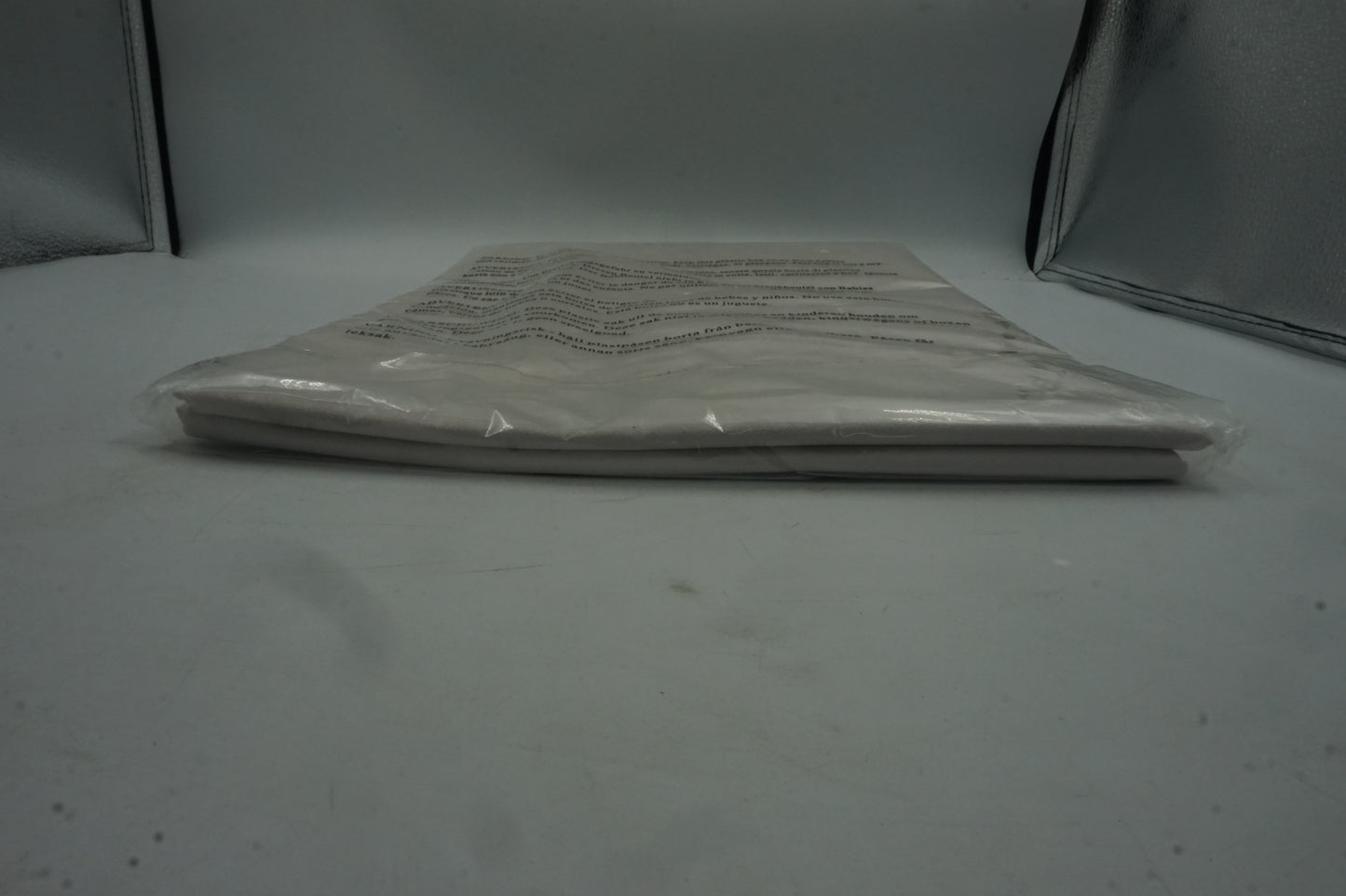 Home direct PVC tablecloth 140X200CM white floral patten