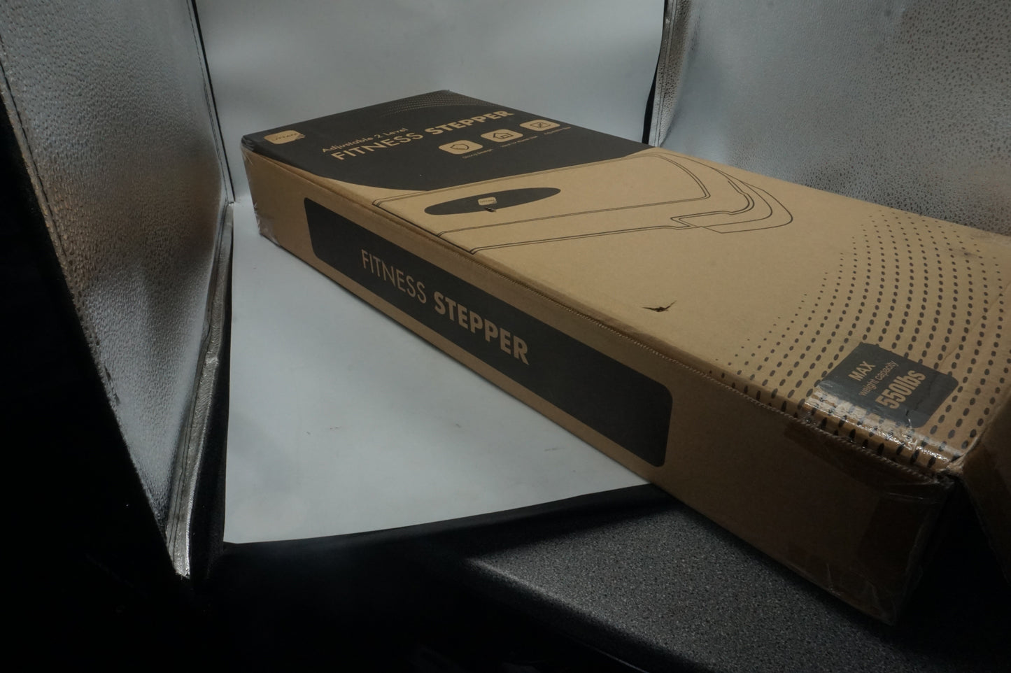 UTTAM adjustable 2 level fitness stepper