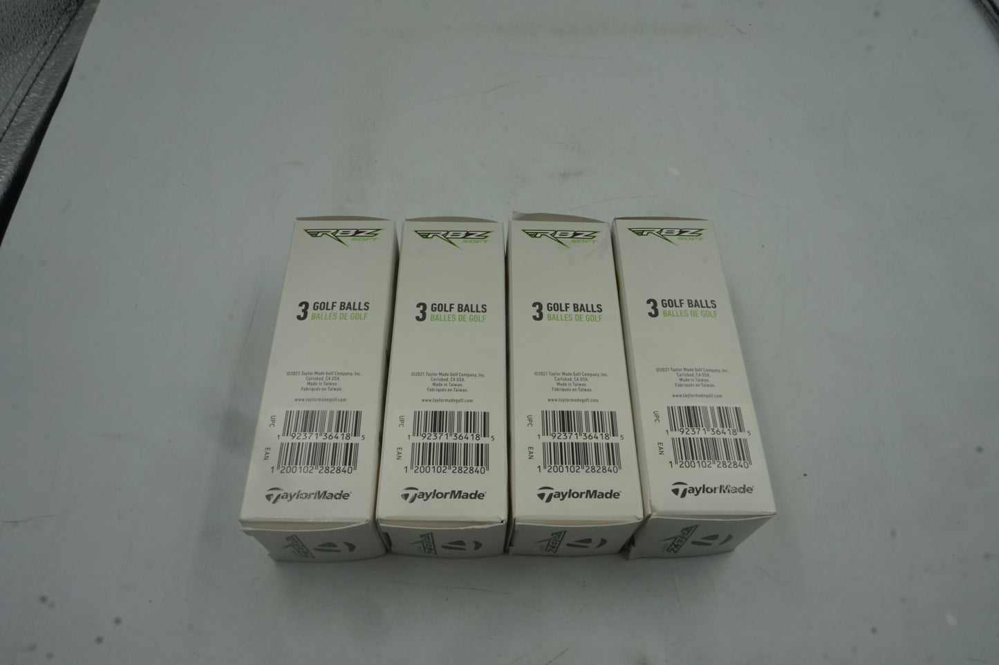 Pack of 4 TaylorMade 12 RBZ soft yellow golf balls
