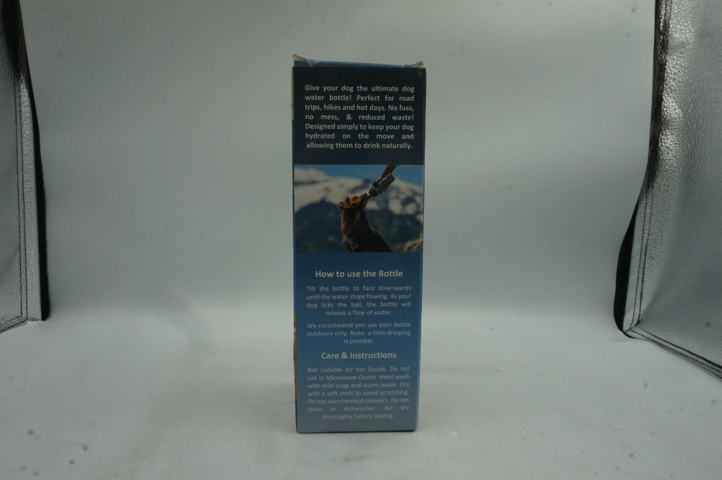 Long Paws Lick and Flow dog water bottle