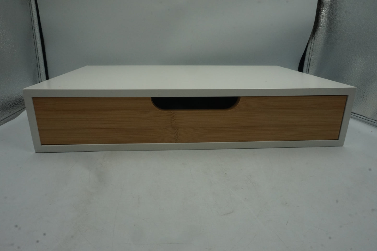 SoBuy FRG92-WN wall mounted floating shelf with drawer