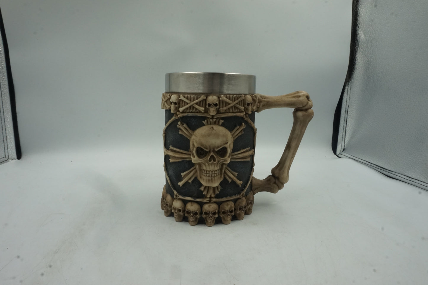 Nemesis now skull mug large tankard 15cm