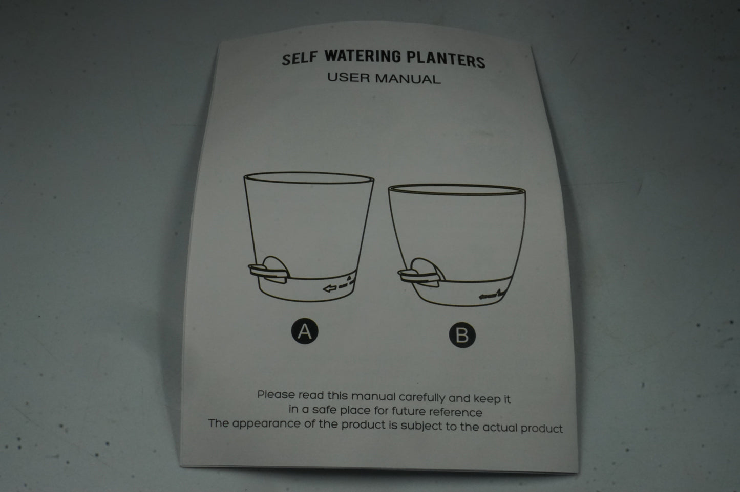 pack of three self watering planters