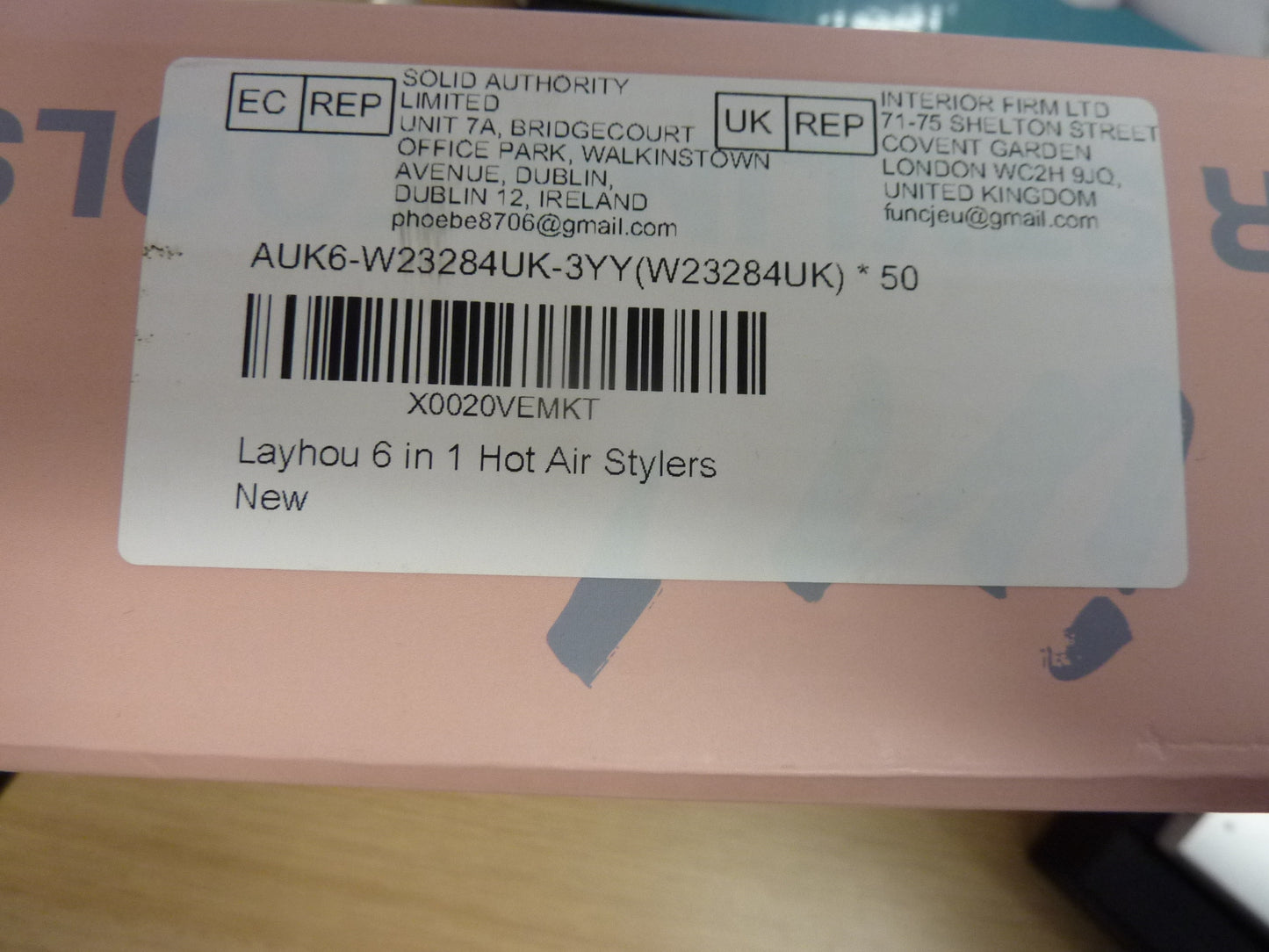 Layhou 6 in 1 hair dryer styling tools