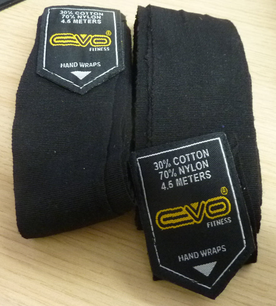 EVO fitness Maya diamond leather boxing gloves 14 Oz with hand wraps