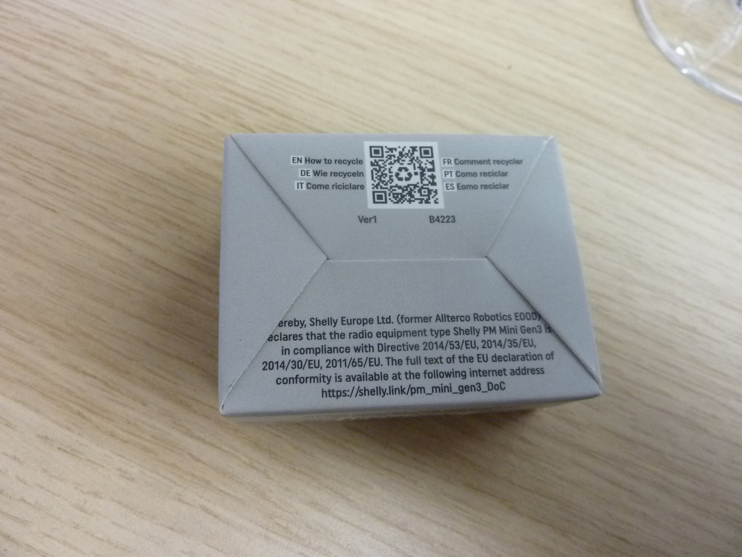 Shelly PM Mini Gen 3 | Smart Wi-Fi & Bluetooth Power 1 Meter - 16A