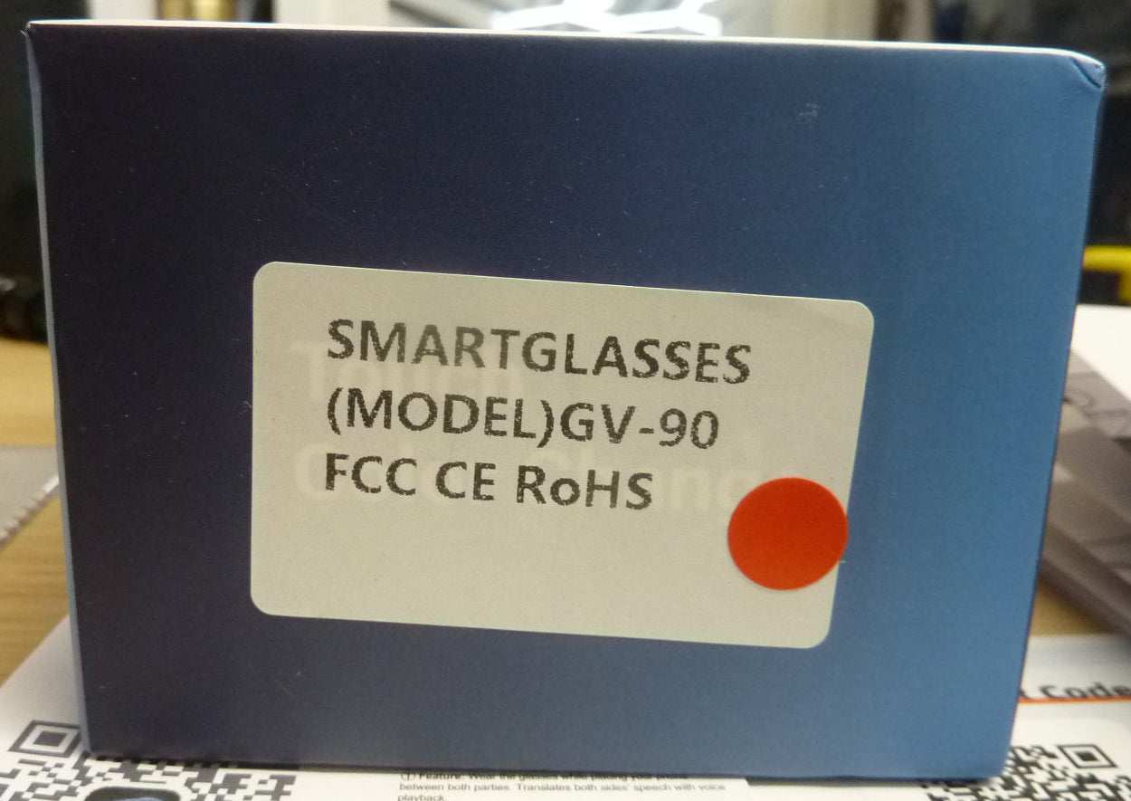 GV-90 Photochromic Smart Dimming Glasses -BLACK/RED