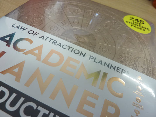 Law of Attraction Planner Productivity-B5-Rose Gold