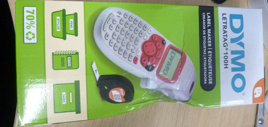 Dymo LetraTag LT-100H Handheld Label Maker-PINK