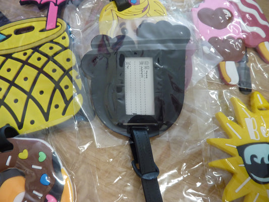6PC Silicone Luggage Tags Set