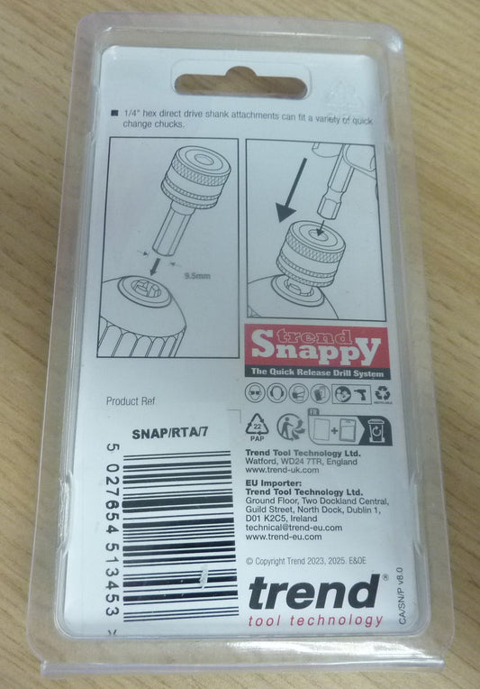 Trend Snappy RTA 7mm Stepped Drill Bit