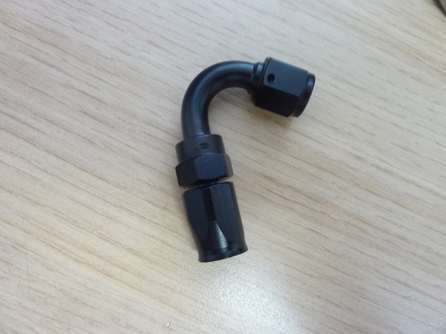 VVORHSBELL 4AN 120 Degree Swivel Hose End Fitting-black