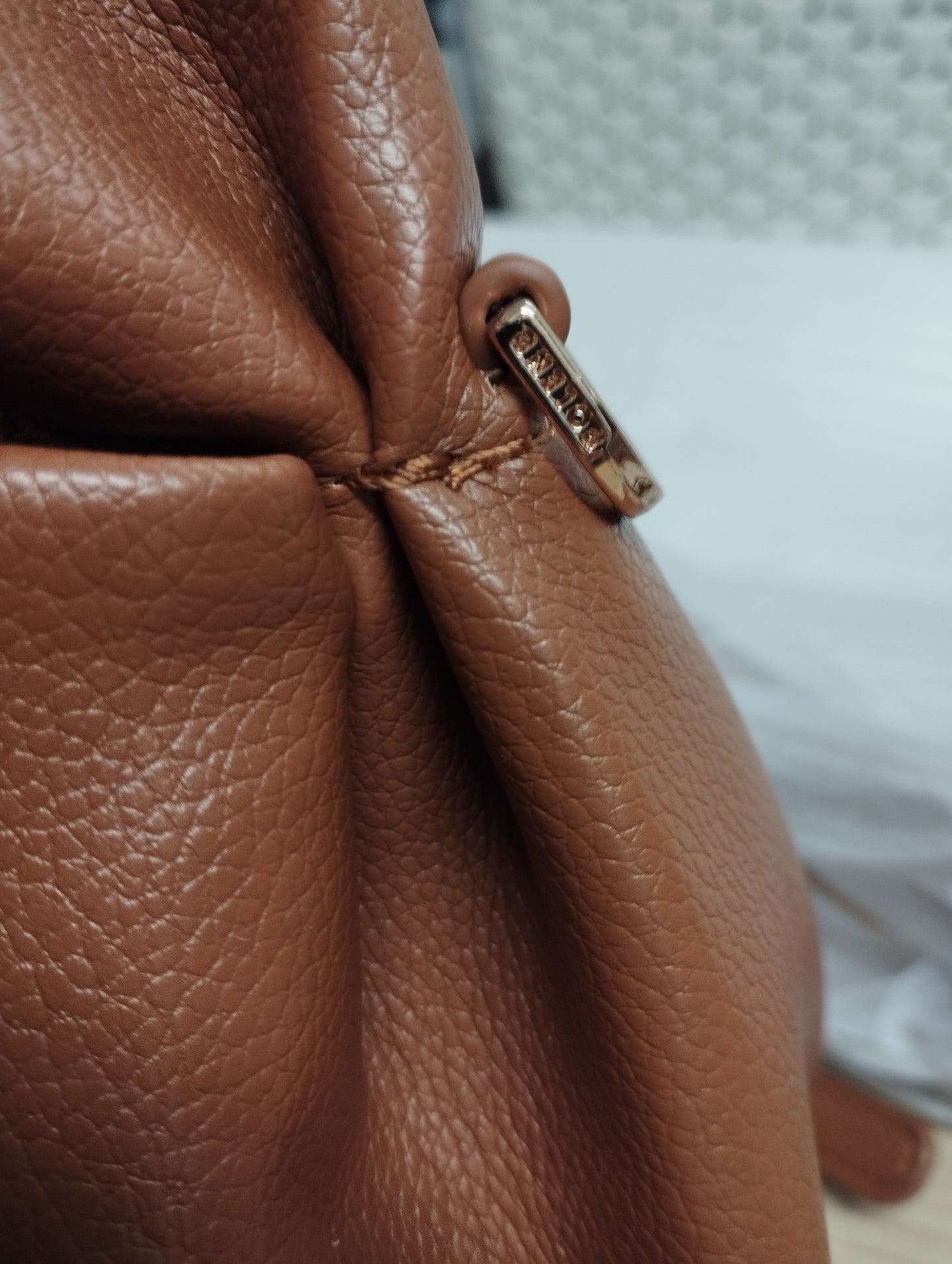 Polene Numéro Neuf Mini Edition Textured Camel