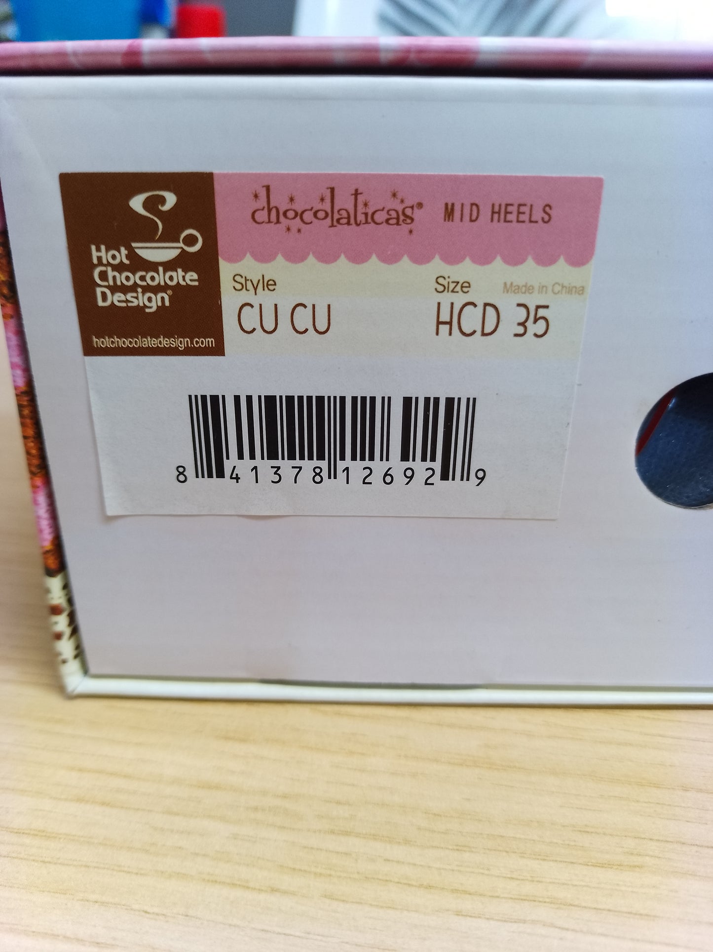 Hot Chocolate Design Chocolaticas Mid Heels CUCKOO Shoes HCD UK SHOES CUCU-UK3