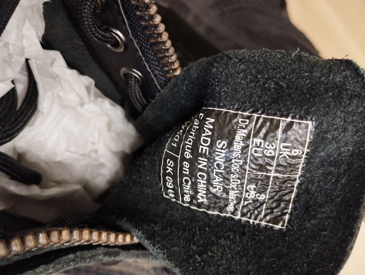 Dr.Martens Sinclair Soft Leather Platform Boots-BLACK-UK6