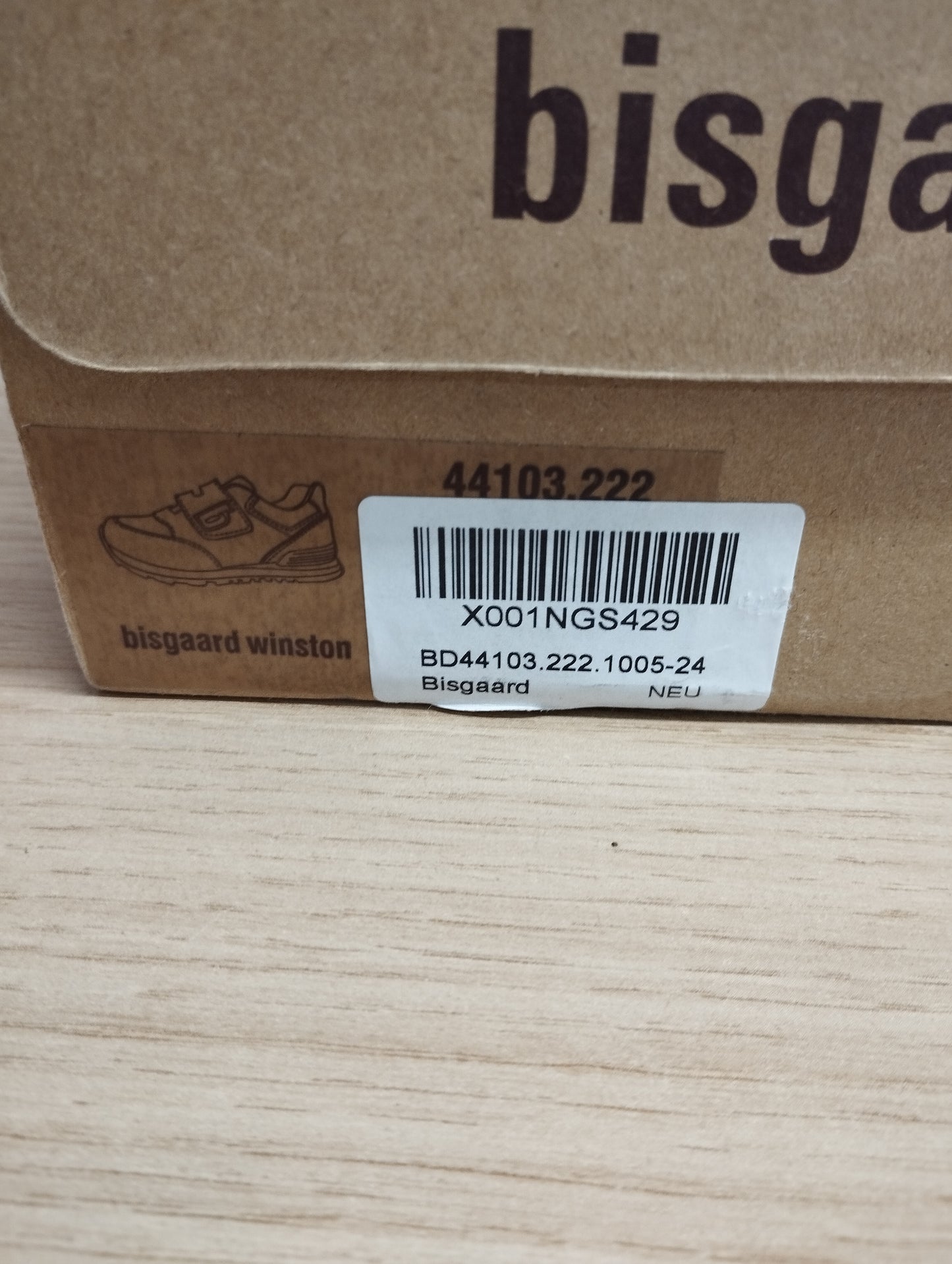 Bisgaard Unisex Kid's Winston Sneaker- CHILDS UK6.5