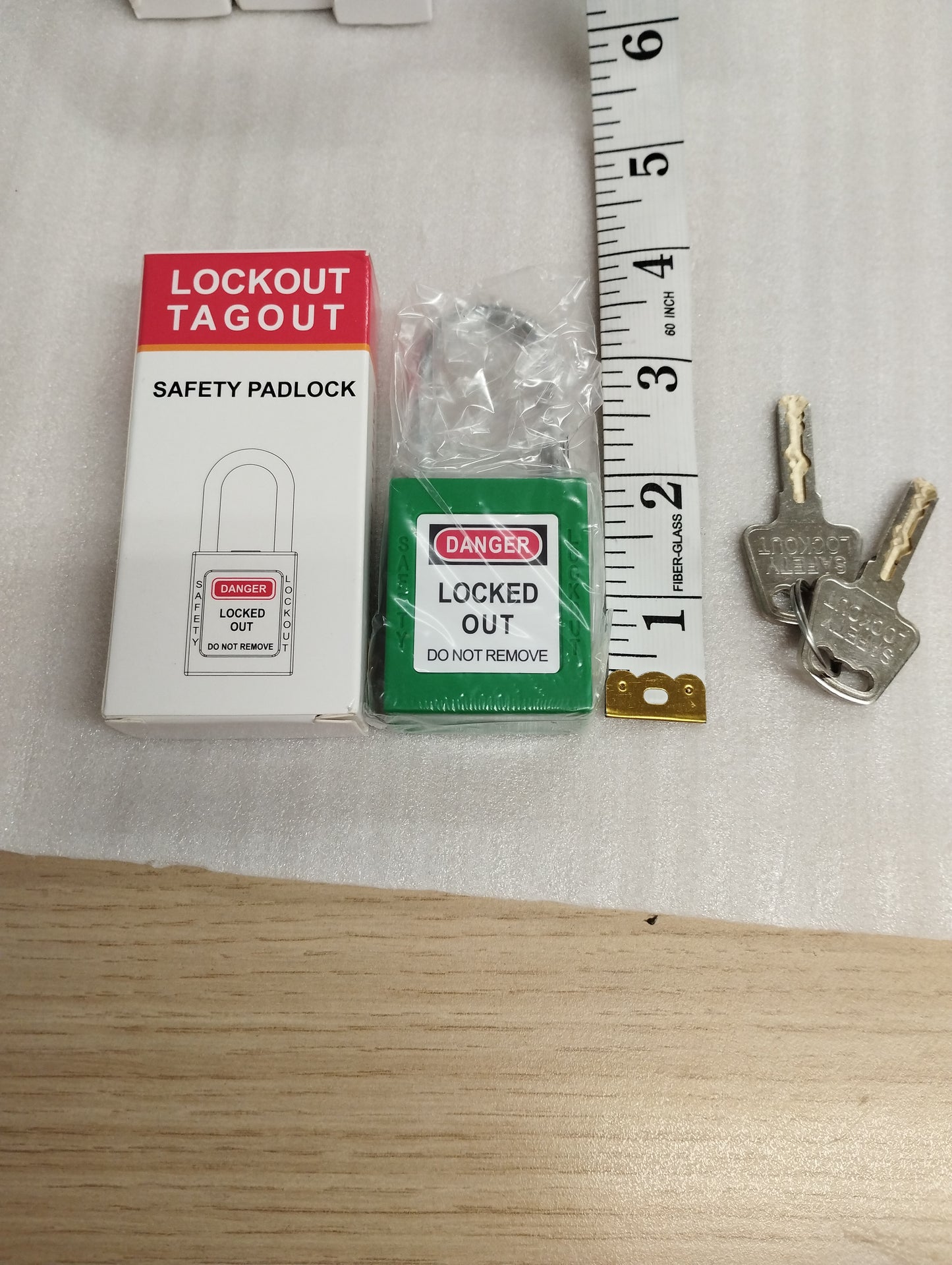 Lockout Tagout Safety Padlock Green
