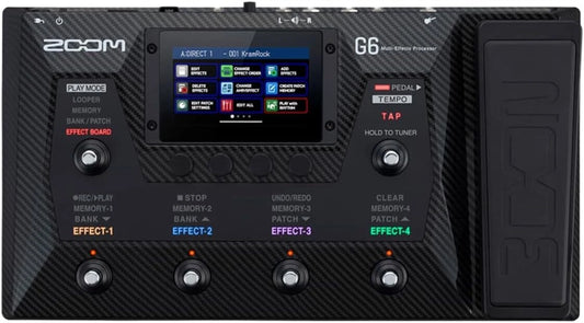 ZOOM G6 Guitar Multi Effects Processor Pedal Brand New