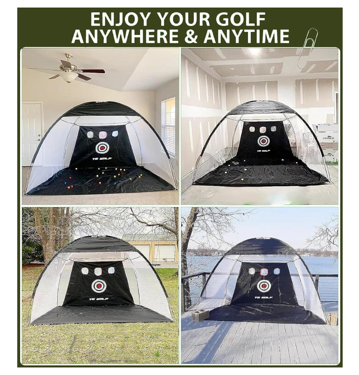 Golf Practice Target Net for Chipping, Driving