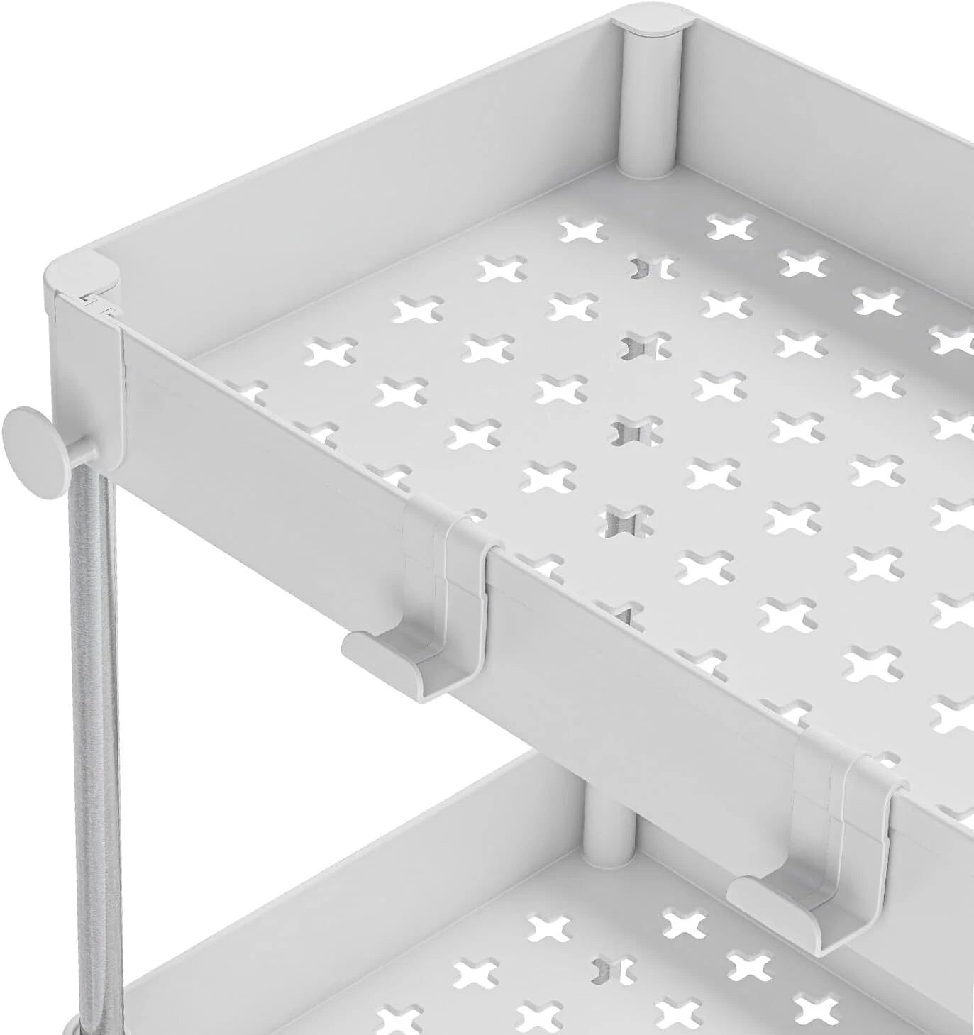 Alex Nash 4-Tier Slim Storage Trolley on Wheels