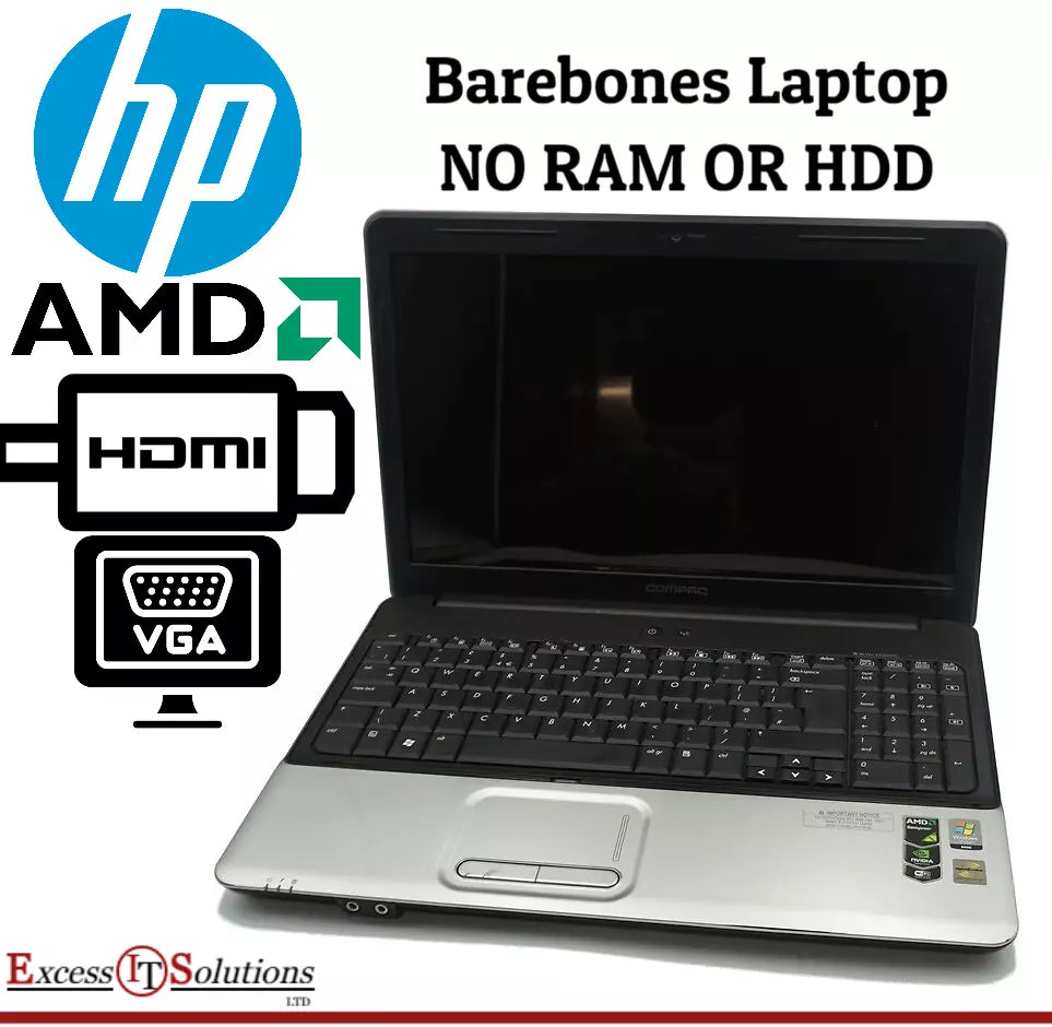 HP COMPAQ CQ60 15.5" AMD Sempron SI-42 Barebones Laptop NO HDD OR RAM