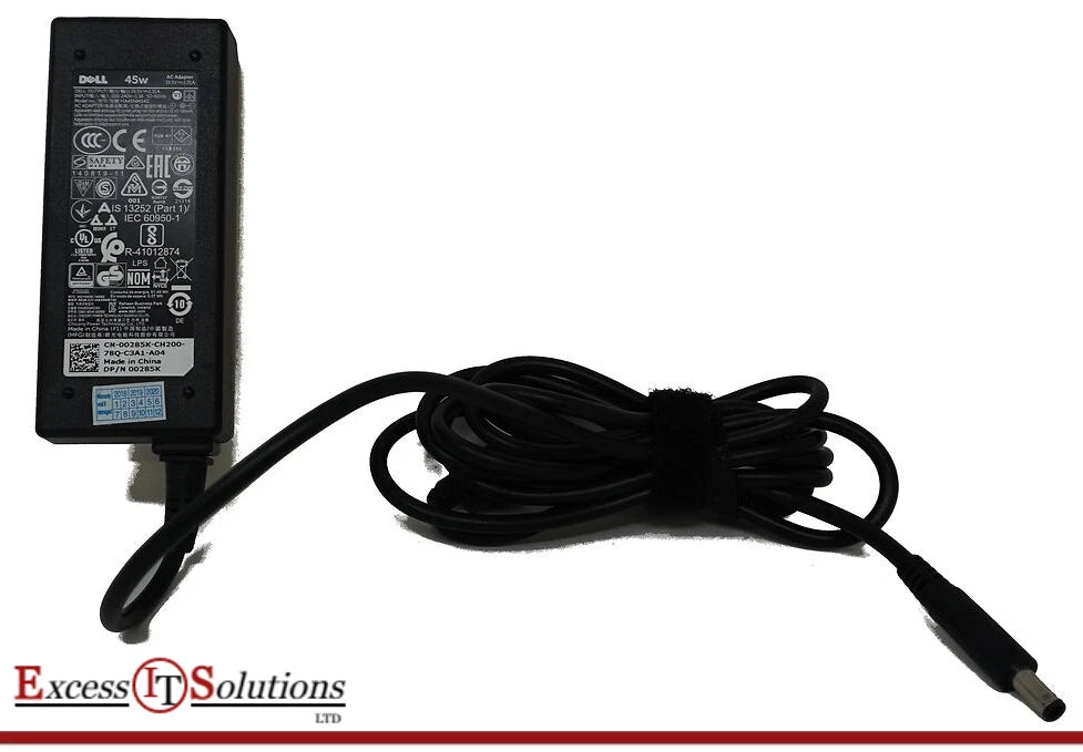 GENUINE DELL CHARGER 19.5V - 2.31A 45W PIN SIZE 4.5mm WITH POWER LEAD