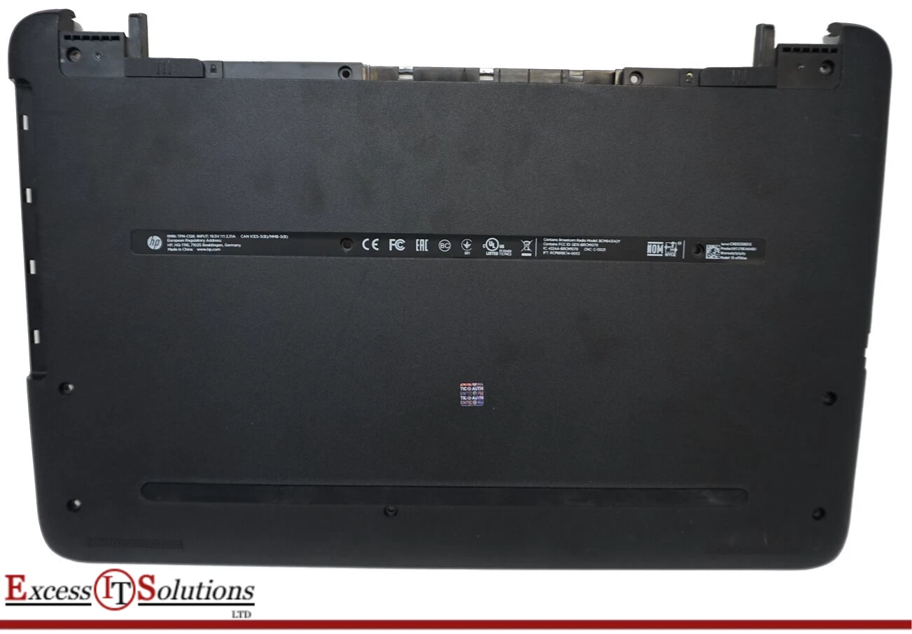 HP Pavilion 15-AF156SA Base Plastics Bottom Cover Black P/N: AP1EM000600