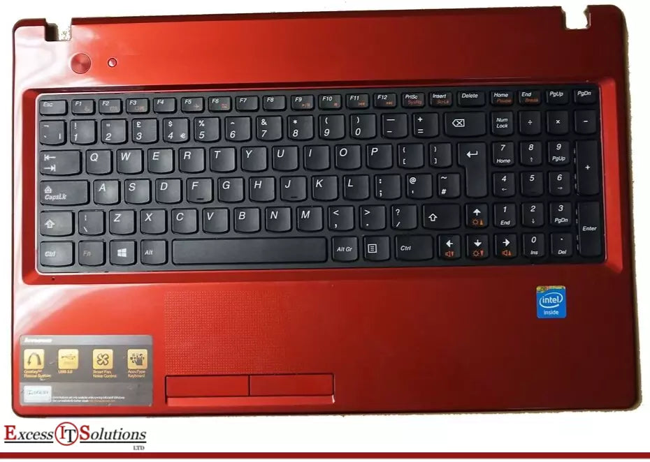 Lenovo G580-20157 Red Palmrest Cover UK Keyboard Touchpad 60.4SH25.002