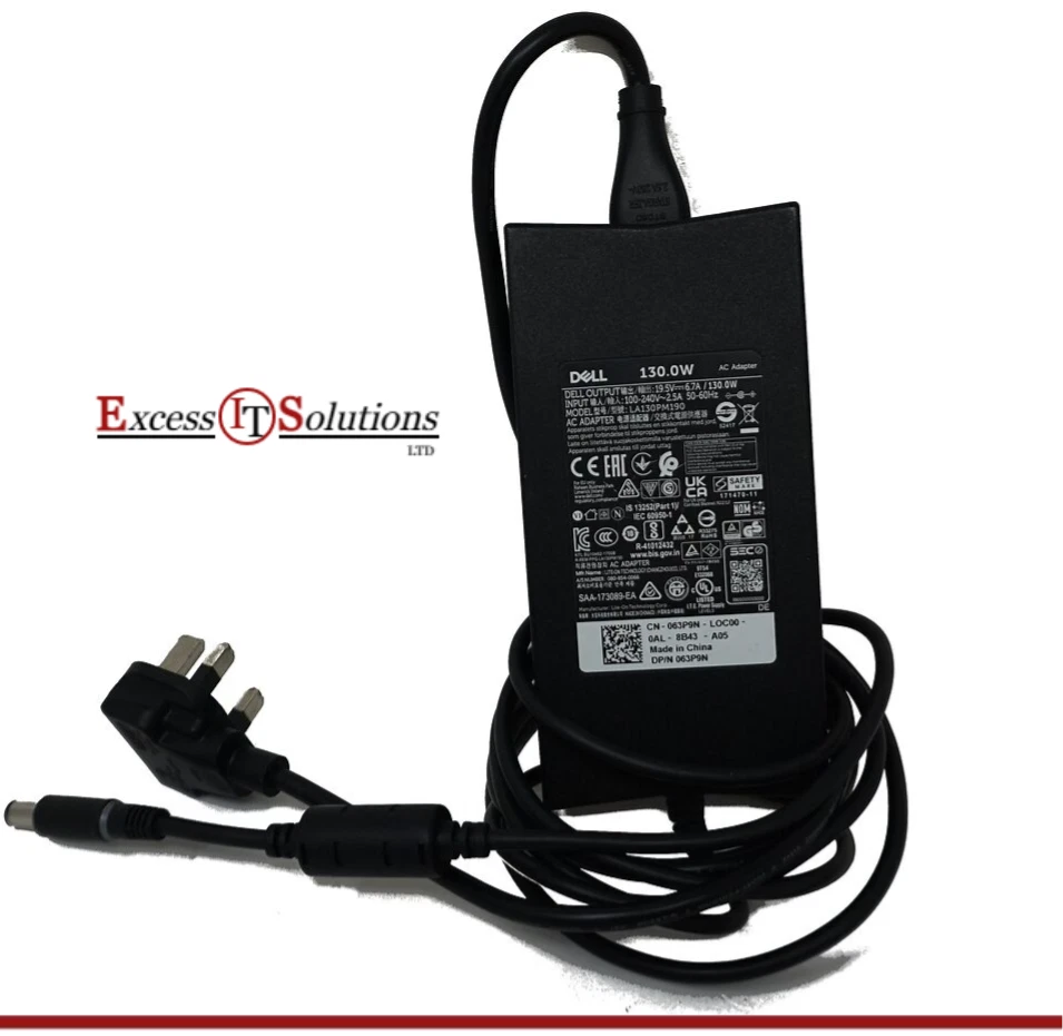 Genuine Dell LA130PM190 130W 19.5V 6.7A AC Adapter Charger for LAPTOP