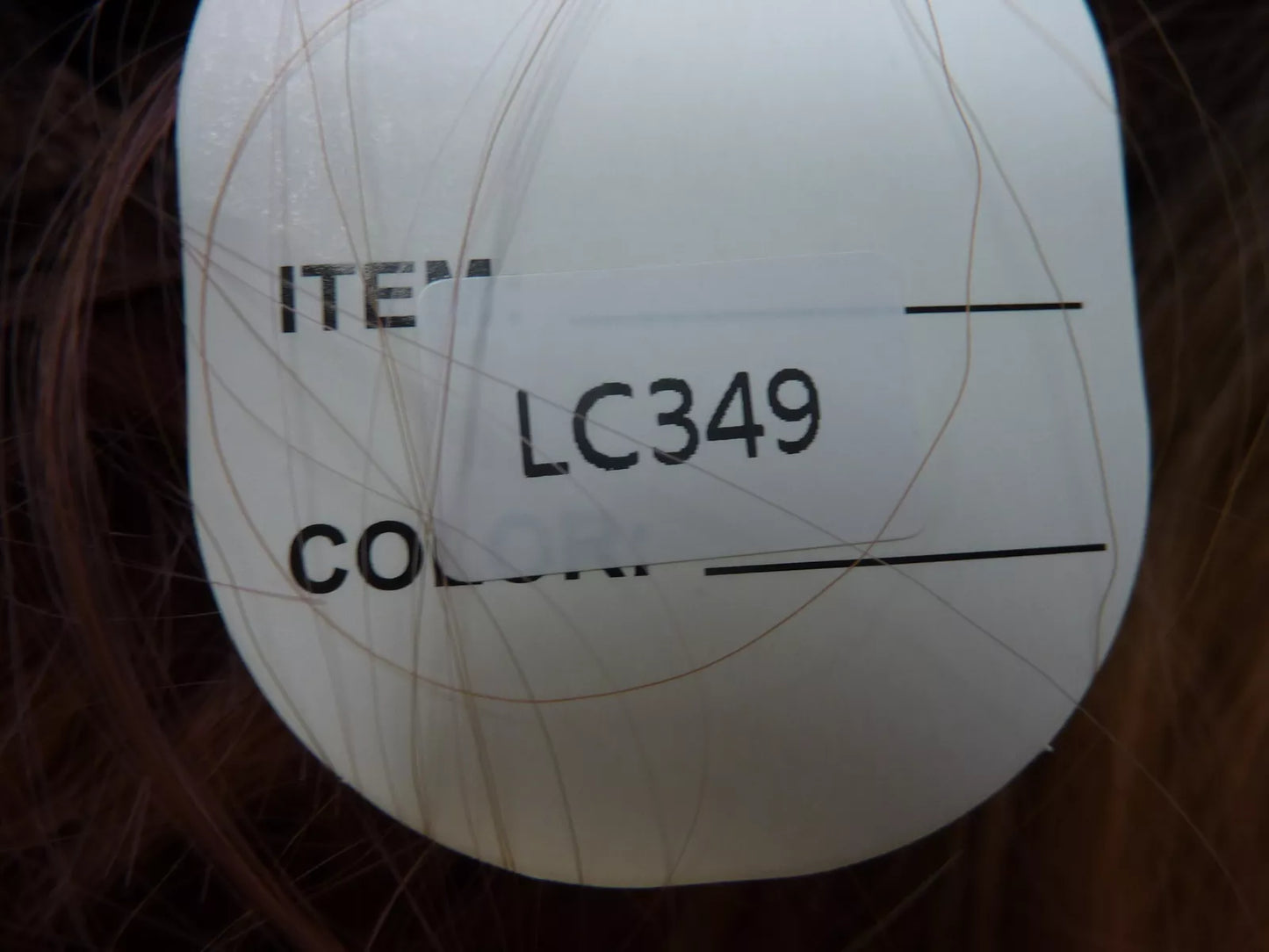 FULL WIG BROWN/PINK AMBRE-APPROX 20"