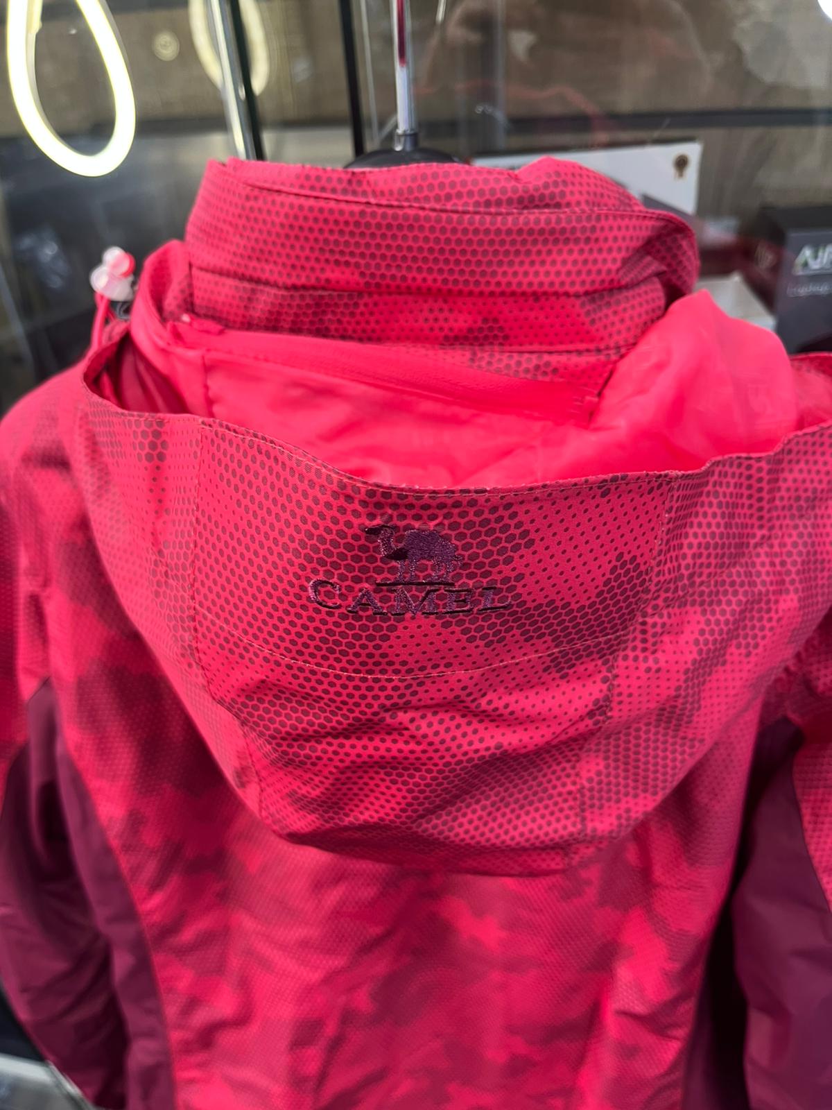 Camel Crown 3-in-1 ski jacket PINK UK MEDIUM