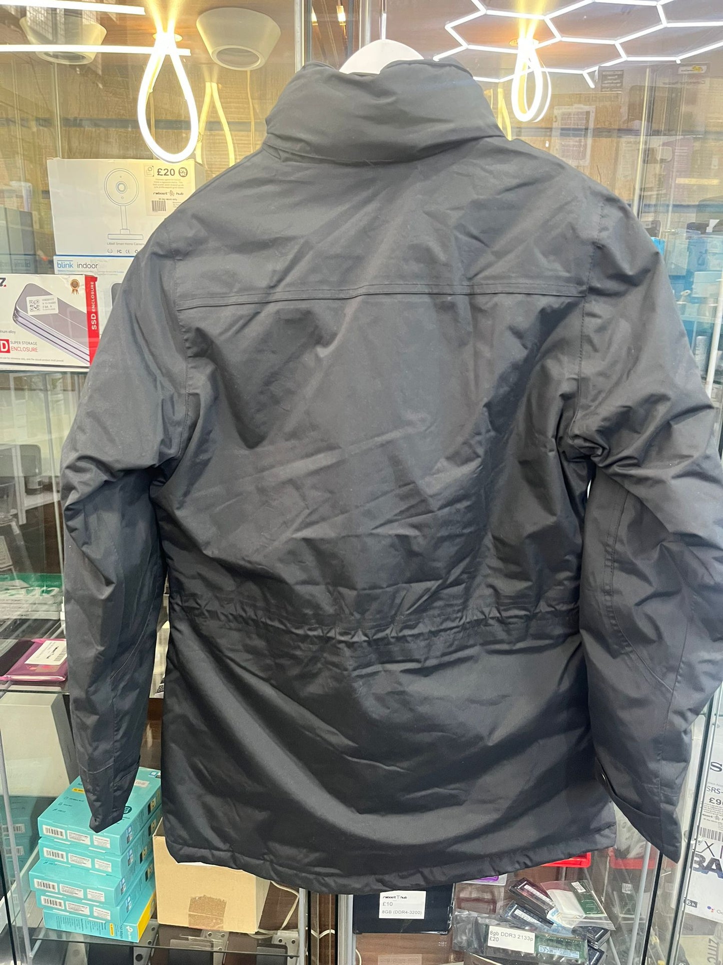 REGATTA TRA204 LADIES DARBY III INSULATED PARKA JACKET-BLACK-UK10