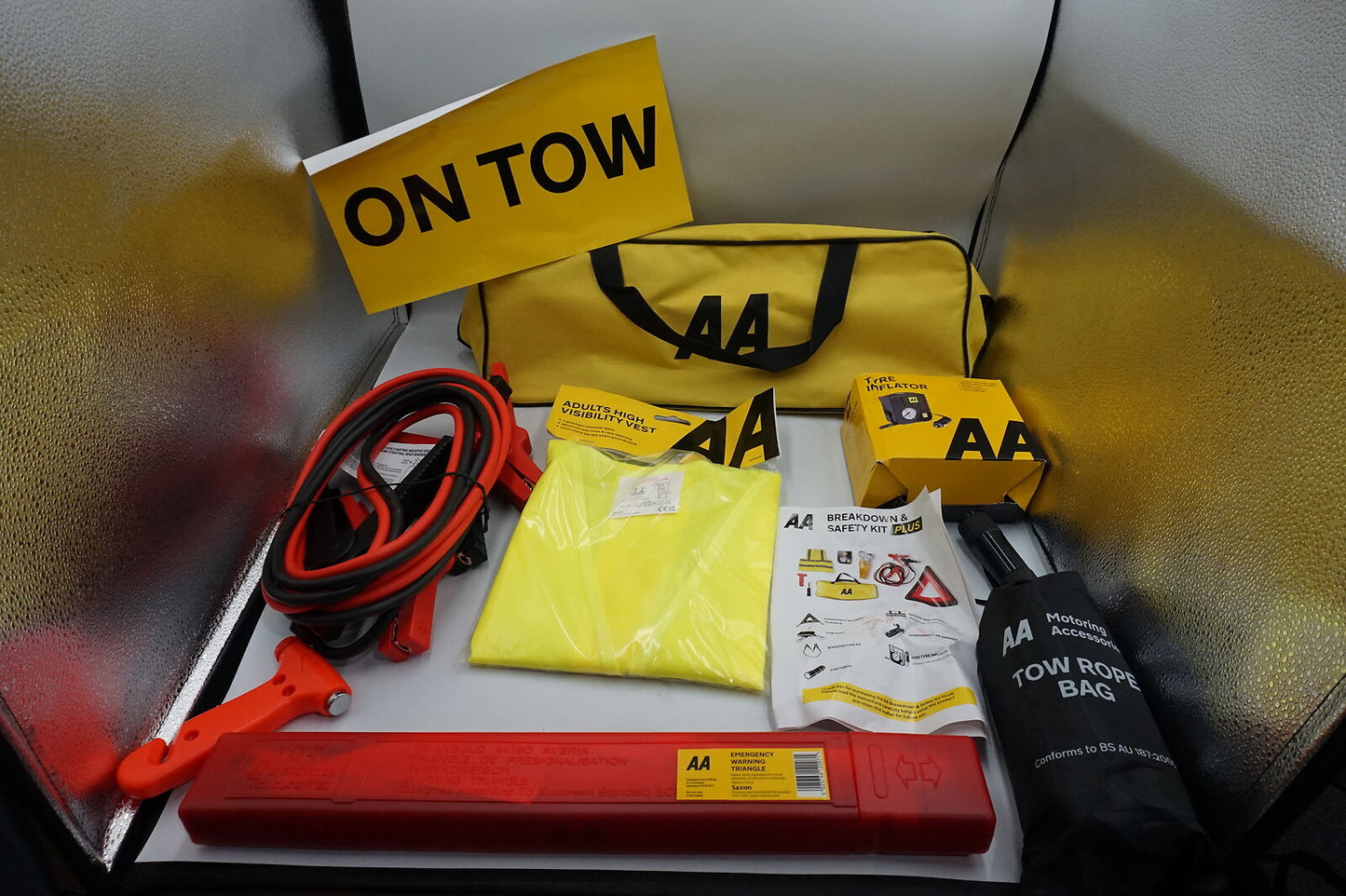 AA breakdown and safety kit plus