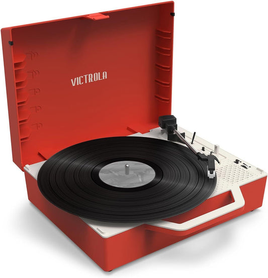 Victrola Re-Spin Sustainable Bluetooth Suitcase Record Player