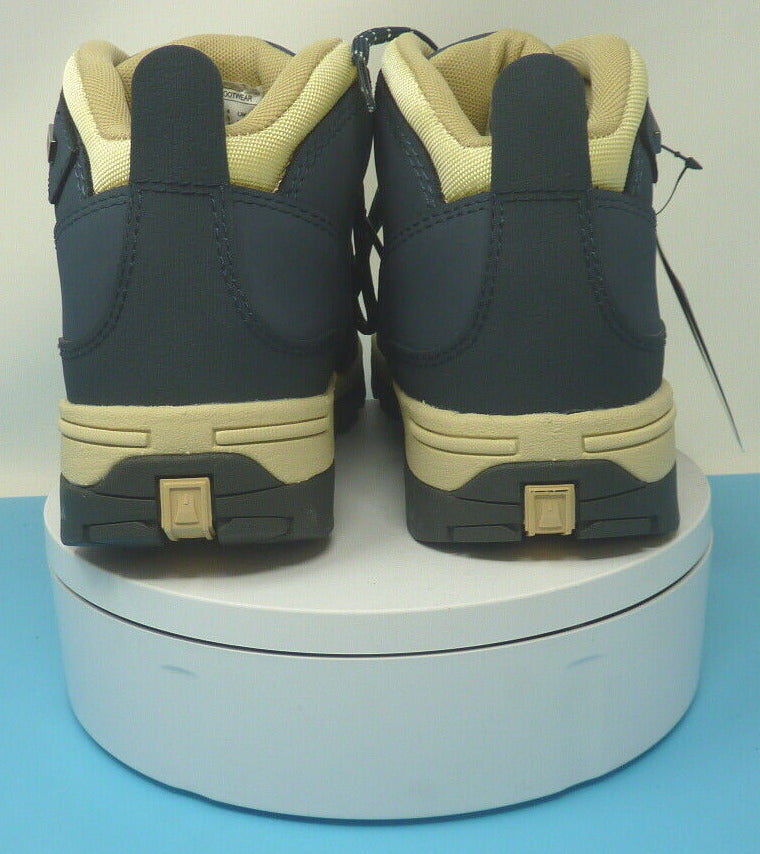 WOMENS NORTHWEST TERRITORY LEATHER WALKING/HIKIN BOOTS-BLUE-UK4
