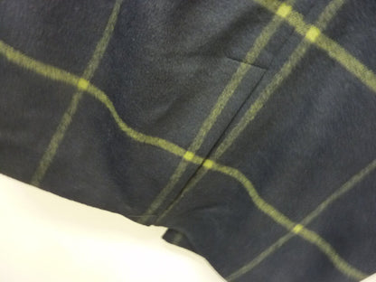 SCOTCH AND SODA CHECKED COAT-SMALL-NAVY