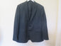 MOSS ESQ REGULAR FIT CHARCOAL STRETCH SUIT-JACKET 46"REGULAR-TROUSERS 38"W LONG