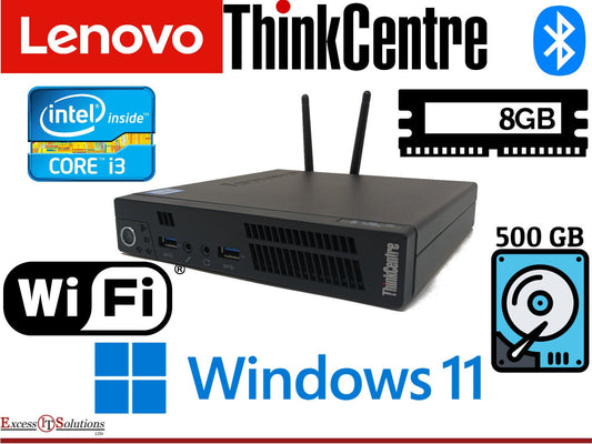 Mini PC Lenovo Thinkcentre M92 Intel Core i3 2nd 500GB HDD 8GBRAM Windows 11 Pro