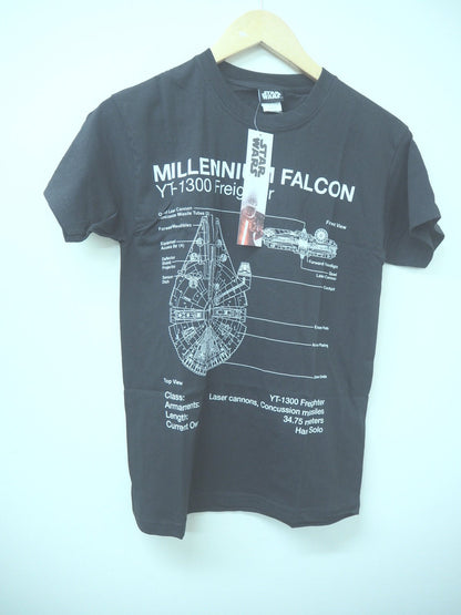 Star Wars Millenium Falcon Sketch T-Shirt Size Small