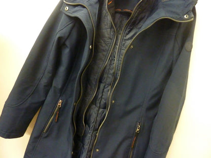 FRENCH CONNECTION COAT-NAVY-SMALL UK10