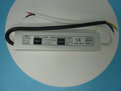 IP67 WATERPROOF POWER SUPPLY DC12V 45W