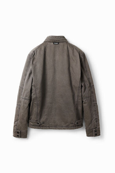 DESIGUAL MENS GREY COAT MEDIUM RRP:£160