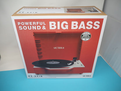 Victrola Re-Spin Sustainable Bluetooth Suitcase Record Player