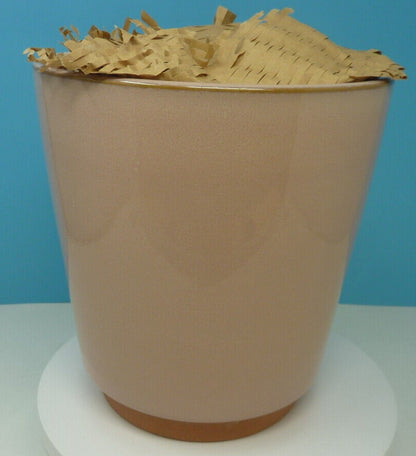 LISA ANGEL PINK & TERRACOTTA ABSTRACT FACE PLANT POT-H19CM