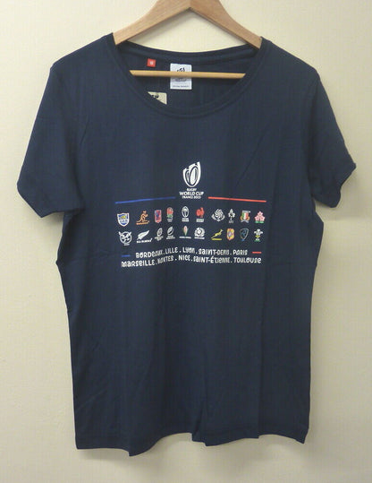 WOMENS RUGBY WORLD CUP 2023 20 UNIONS T-SHIRT-UK18